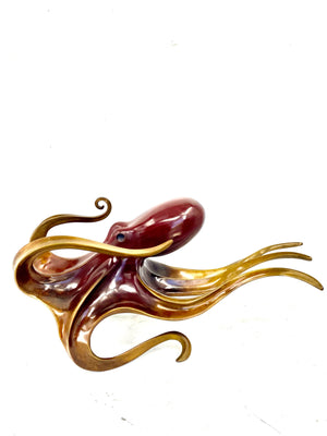 Bronze - Octopus -  HOPE          14"h x 27"w