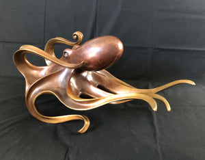 Bronze - Octopus -  HOPE          14"h x 27"w